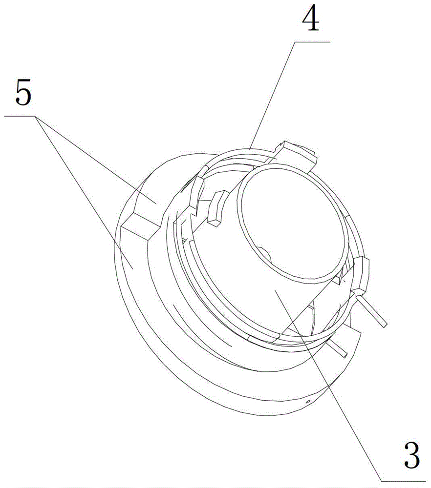 An automatic control device for axial movement of wiper motor