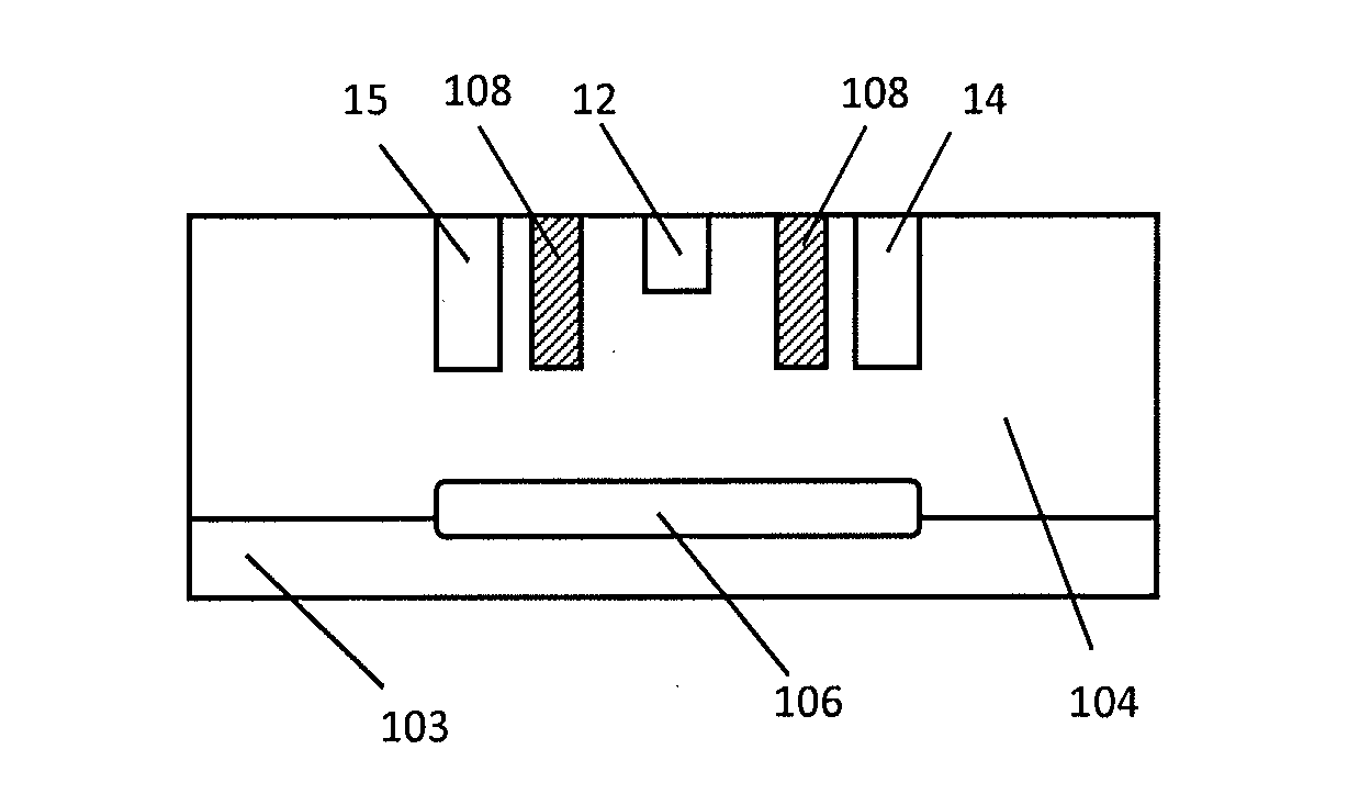 Vertical hall element