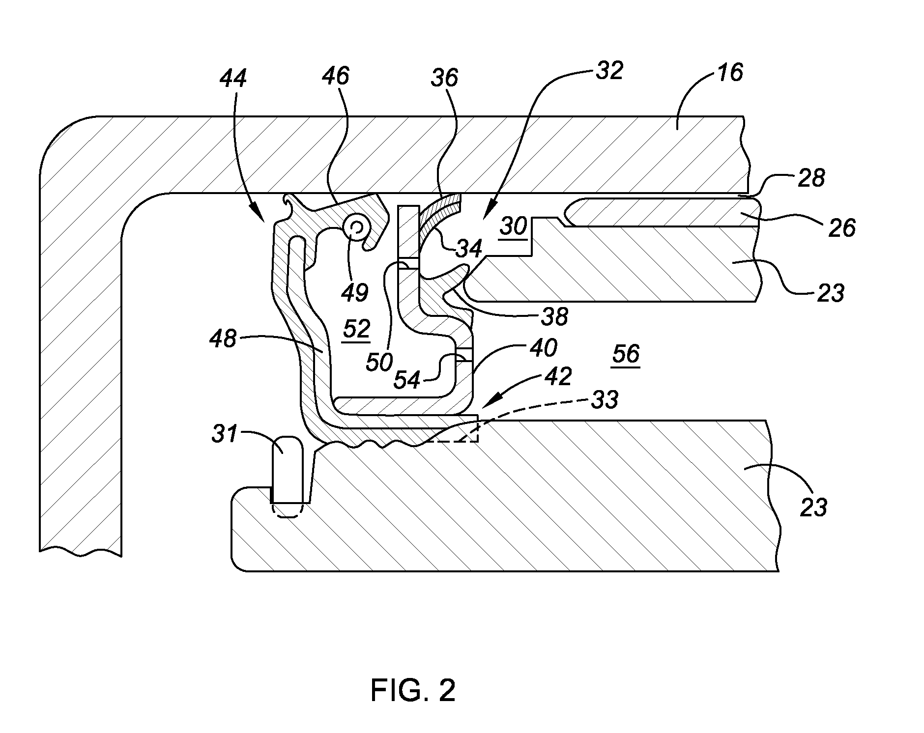 Seal assembly for reducing fluid loss from transmission pump