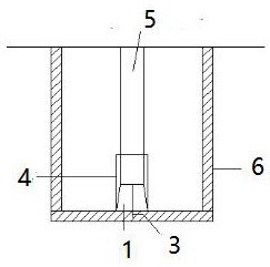 Electrical conduit beam penetrating bottom formwork embedded part without hole