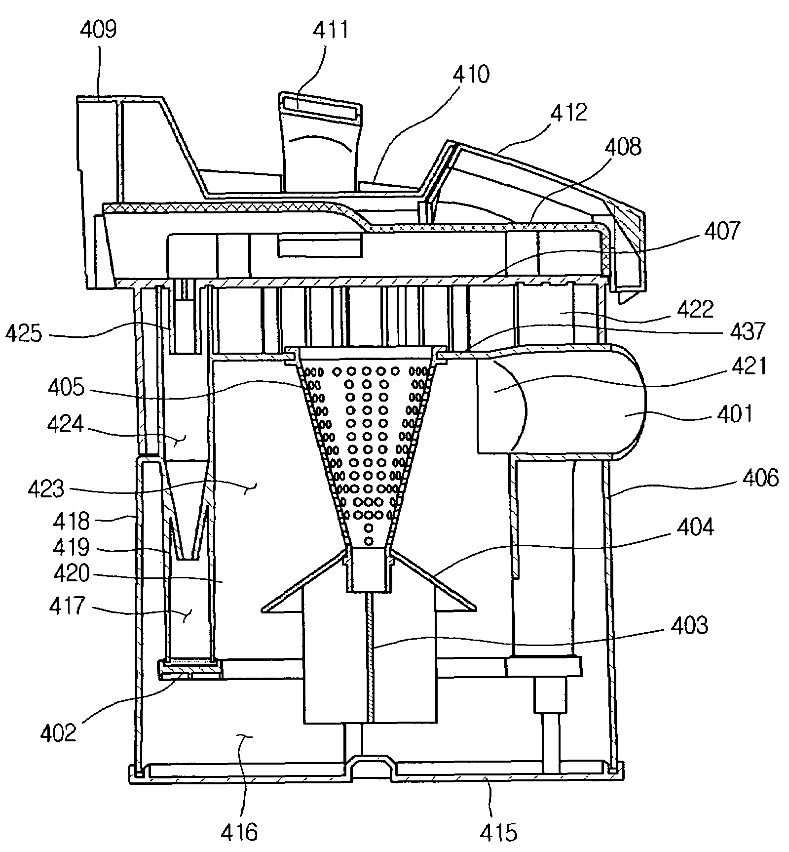 Dust collection unit and vacuum cleaner with the same