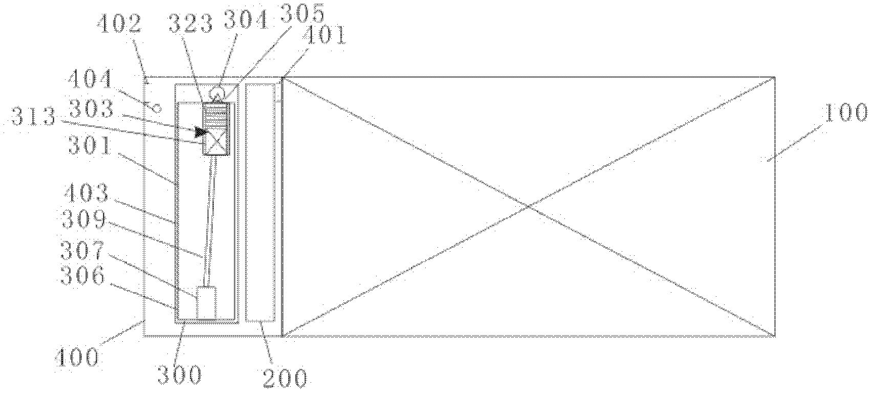 Portable printing machine for bottomless paper label