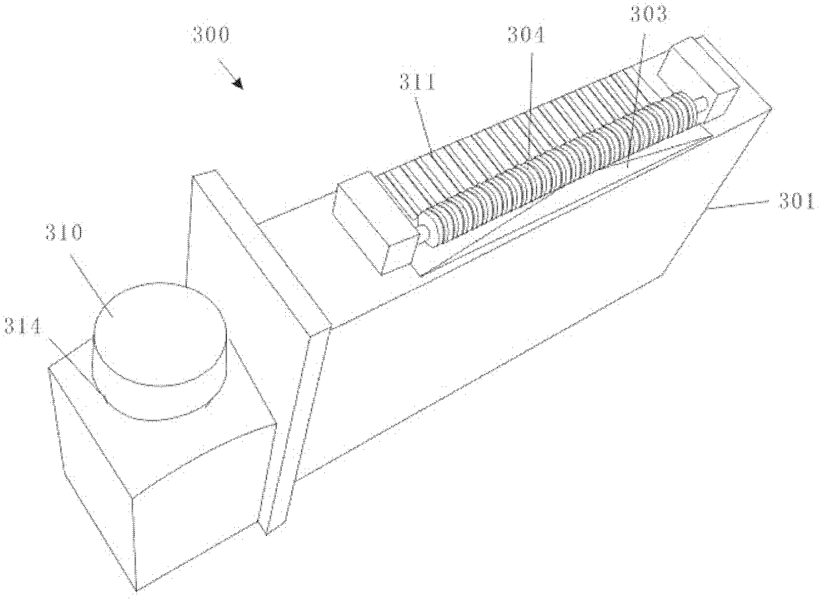 Portable printing machine for bottomless paper label