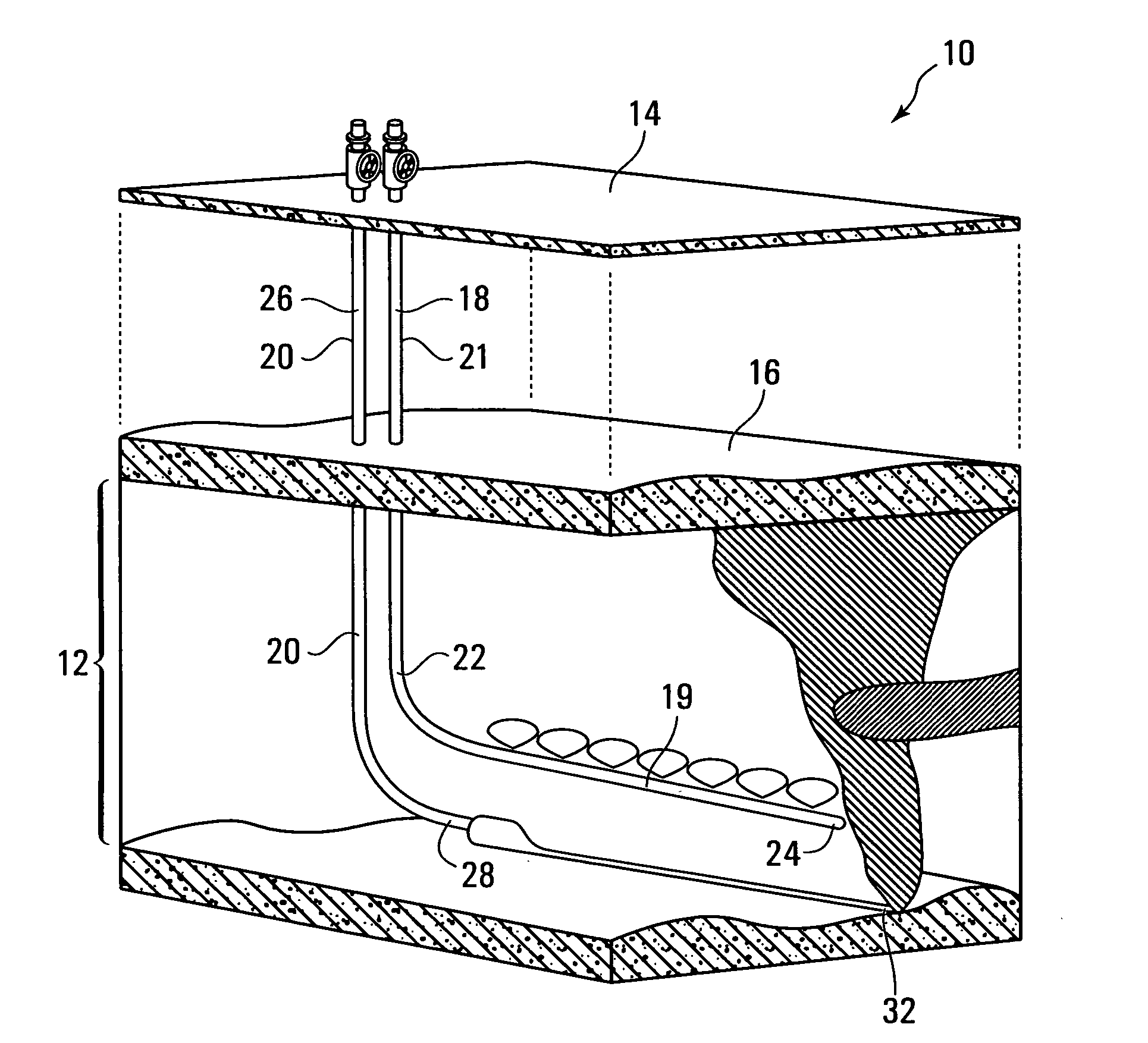 Pressure sensor arrangement using an optical fiber and methodologies for performing an analysis of a subterranean formation