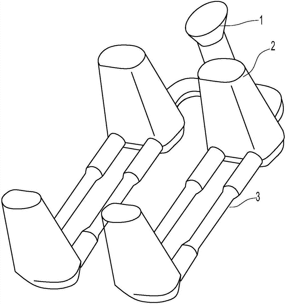 Cast aluminum-copper alloy material and preparation method and application thereof