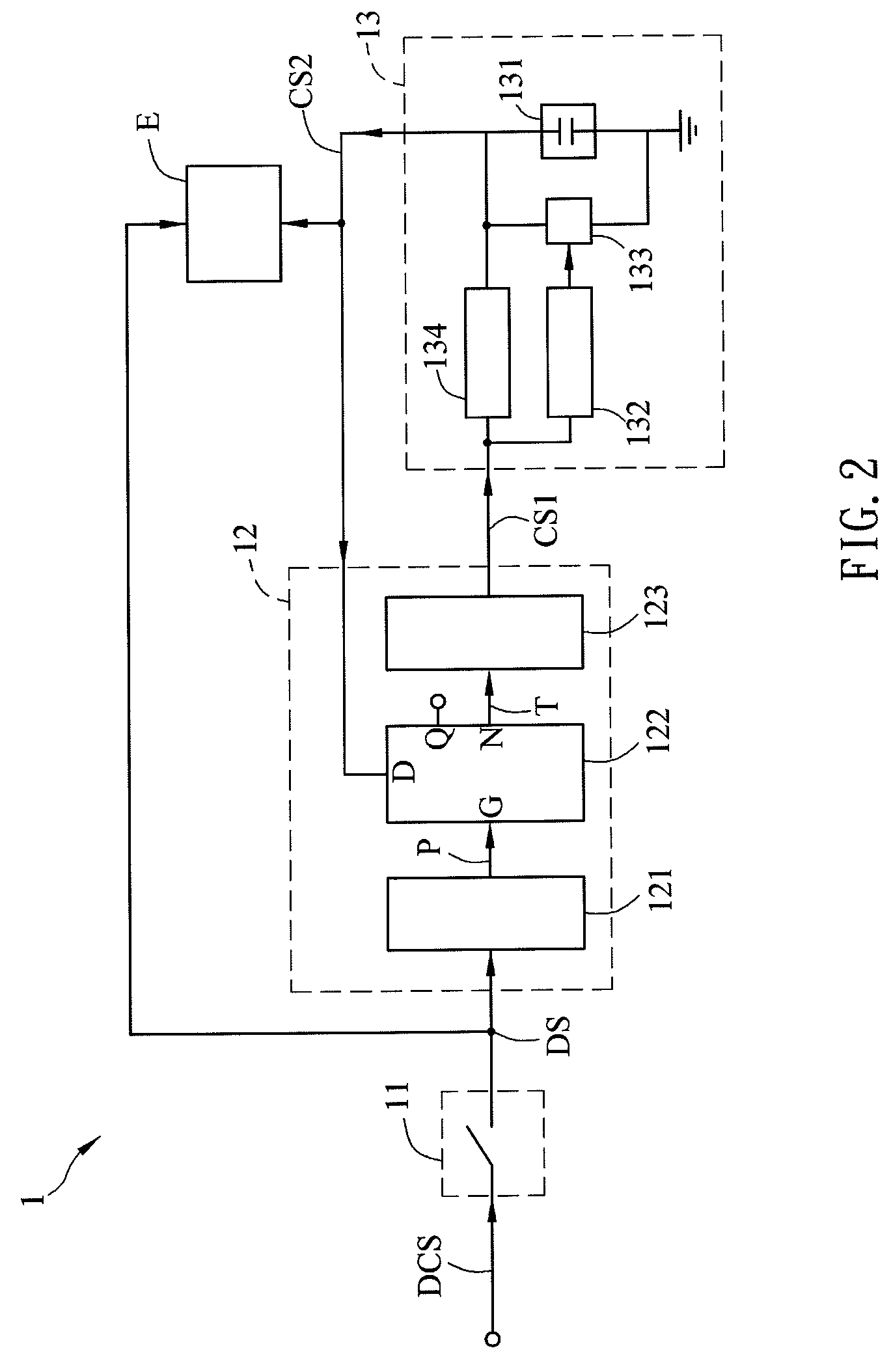 Control circuit of cycling switch and control method thereof