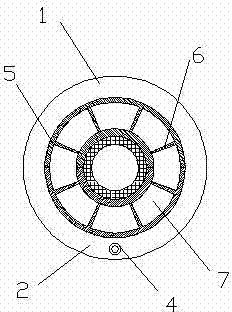 Processor mounting component capable of bidirectionally exhausting air