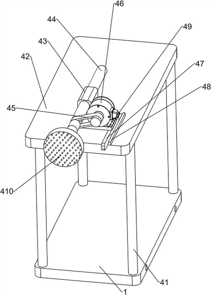 Wall perforating device for indoor decoration