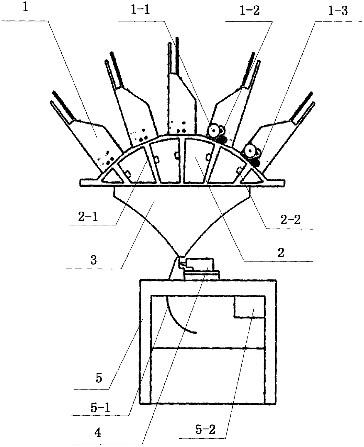 A quick test paper collating and binding device