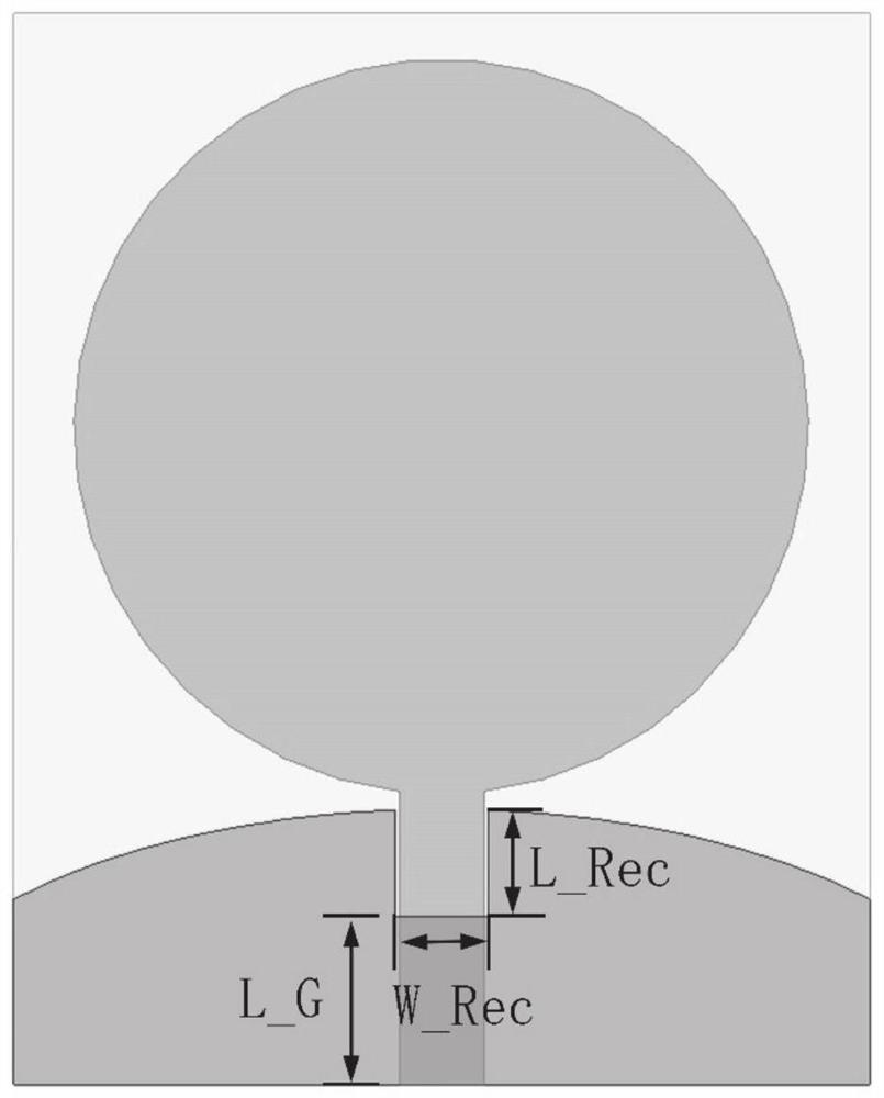 Arc-shaped groove trapped wave monopole microstrip antenna based on ultra-wideband signal