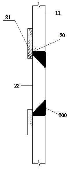 Concrete-filled steel tube column needle type concrete pouring construction method