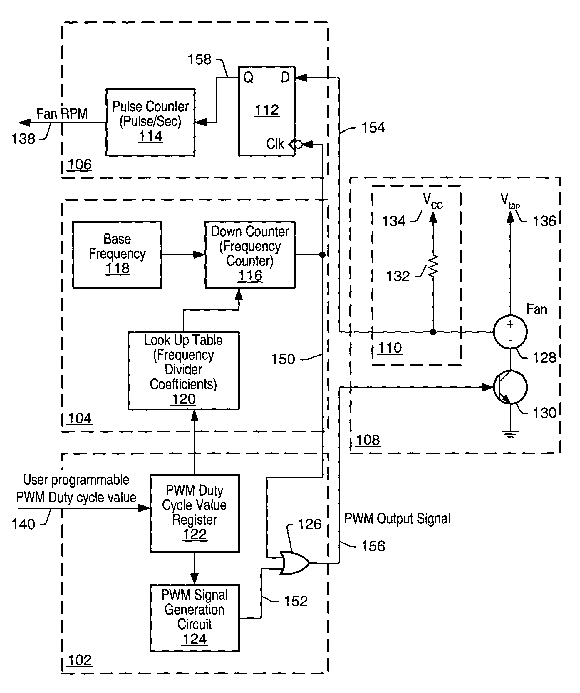 Method and apparatus for generating accurate fan tachometer readings