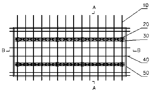 Non-dismounting nonmetal bottom plate solid mold composite slab, corresponding floor structure and floor construction method