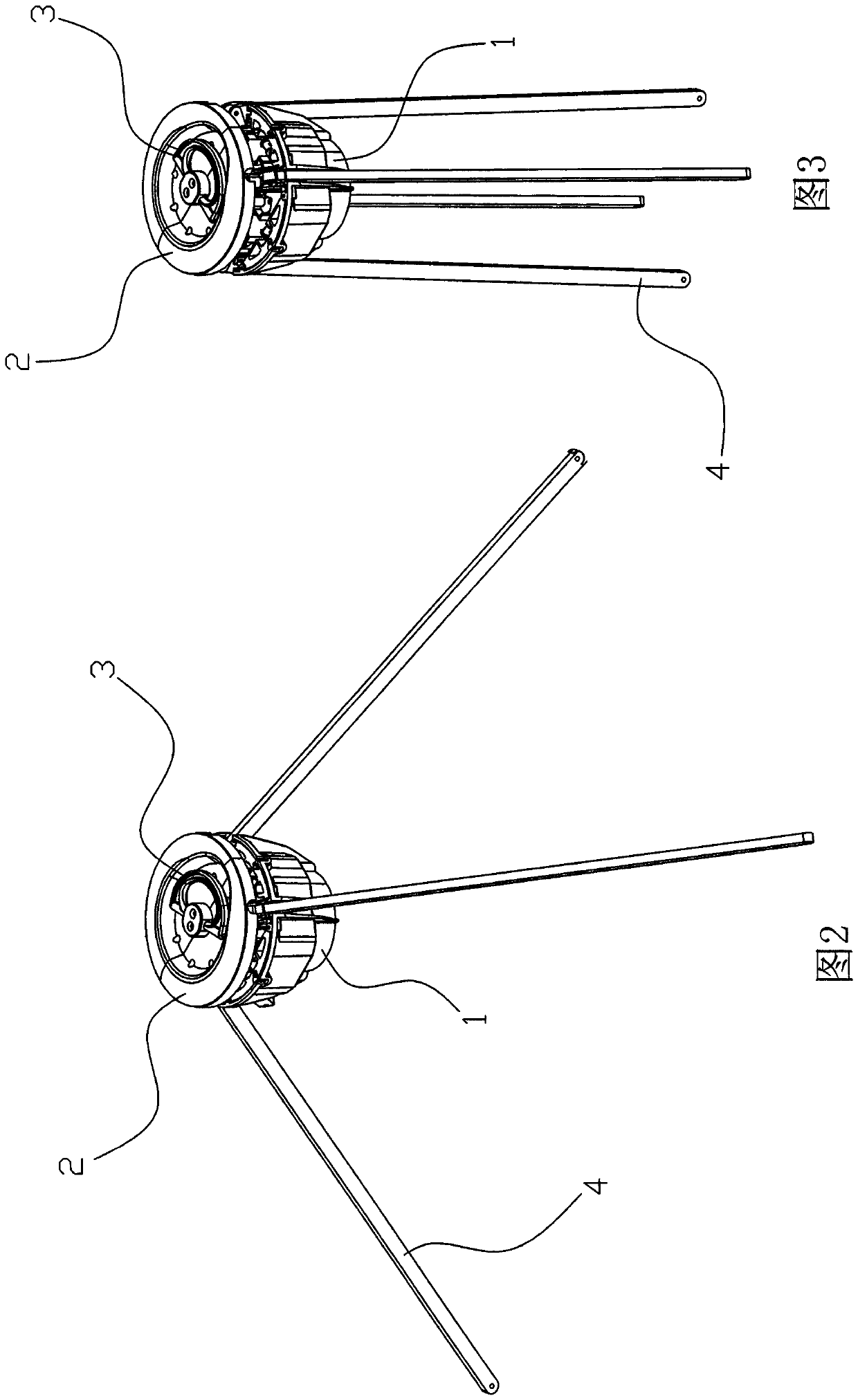 A locking and unlocking device for a central controller of a folding bed