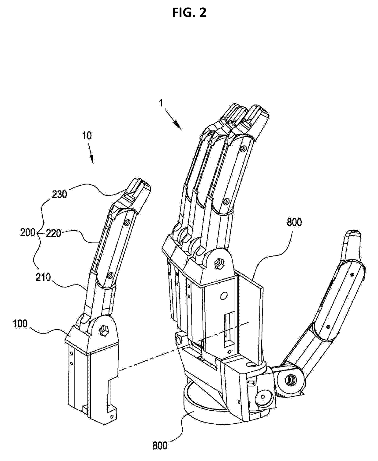 Electronic artificial hand