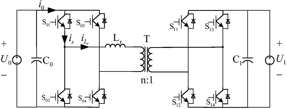 PWM plus dual phase-shifting control method for bidirectional DC/DC convertor