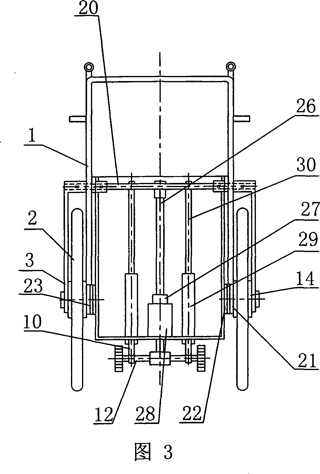 Electrically driven stairs climbing hard cart and its deformation wheel