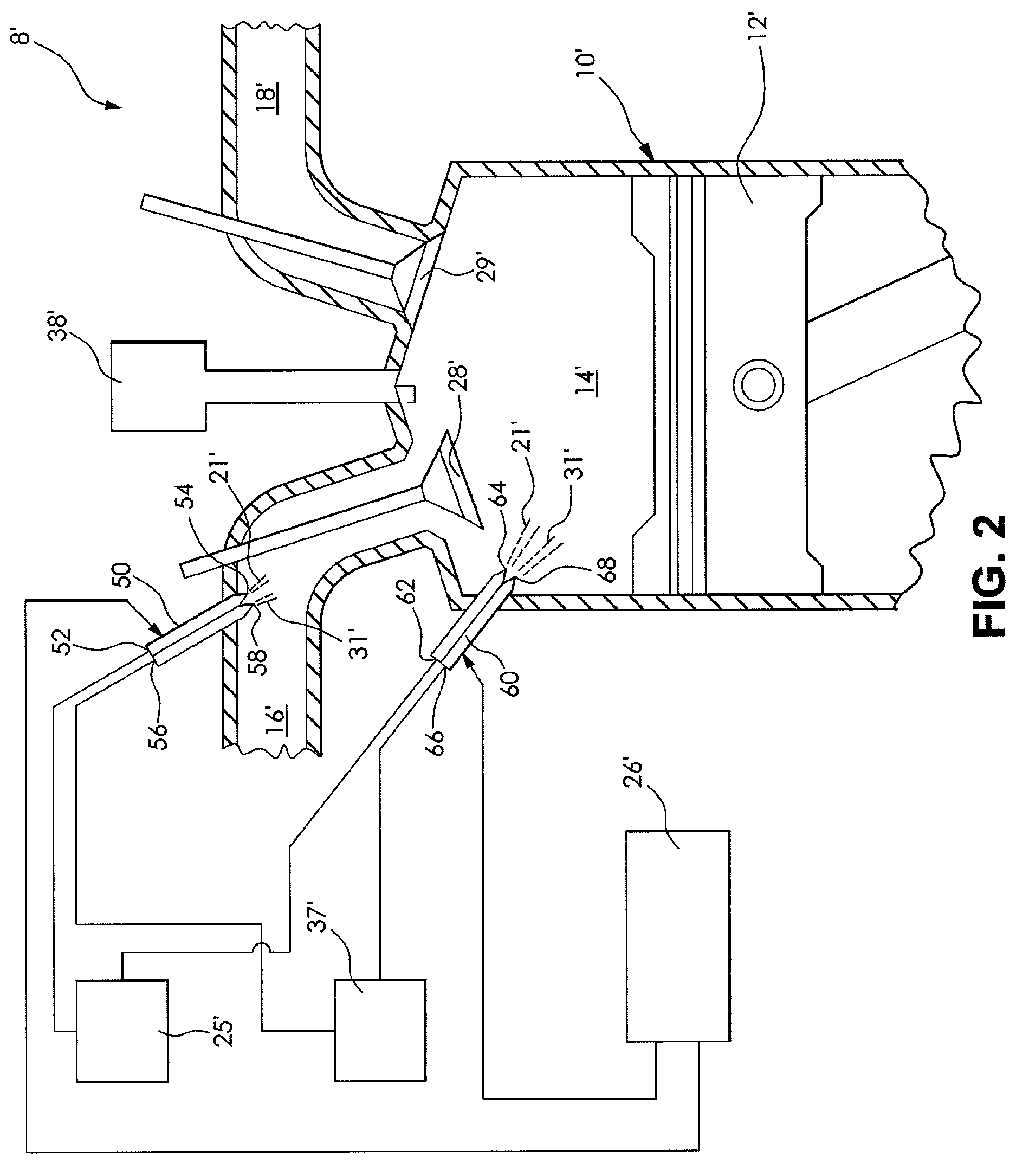 Multi-fuel multi-injection system for an internal combustion engine