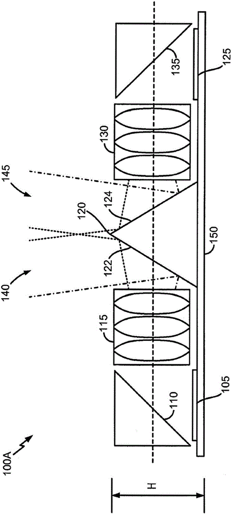 Folded optic array camera using refractive prisms