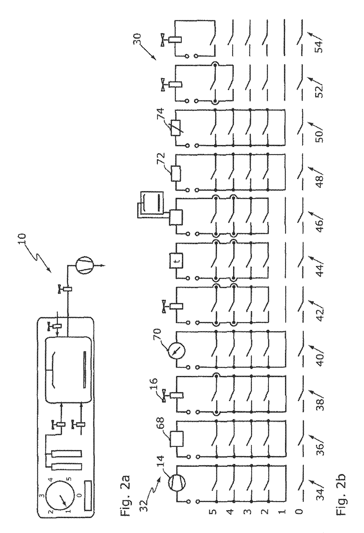 Low-pressure plasma system with sequential control process