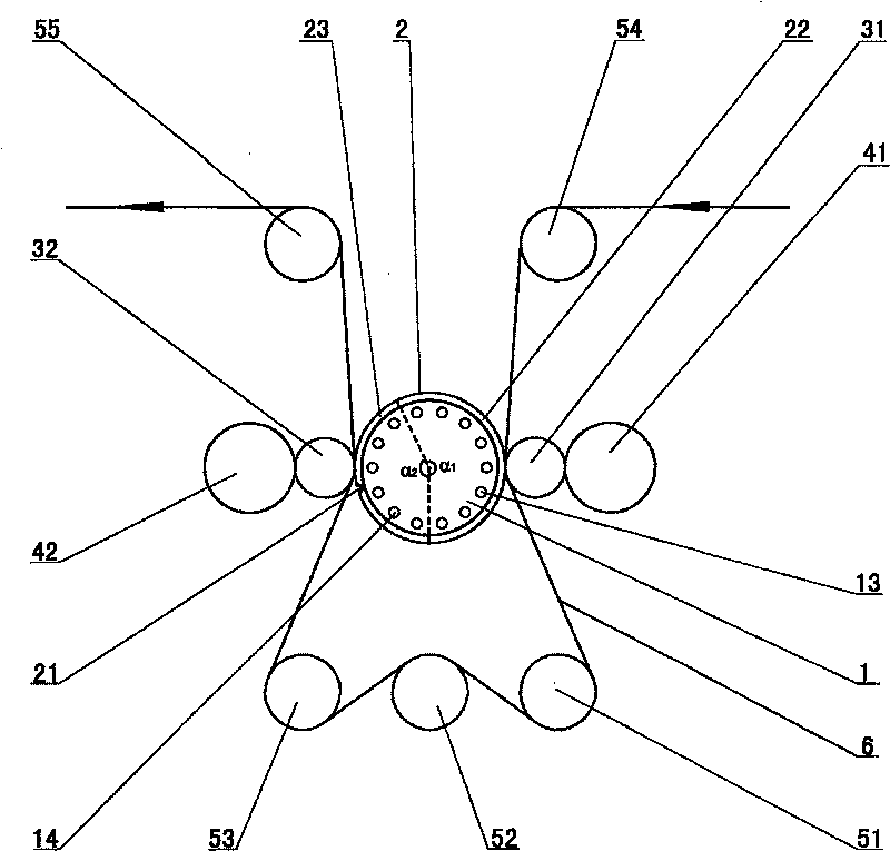 Laser holograph mould pressing method