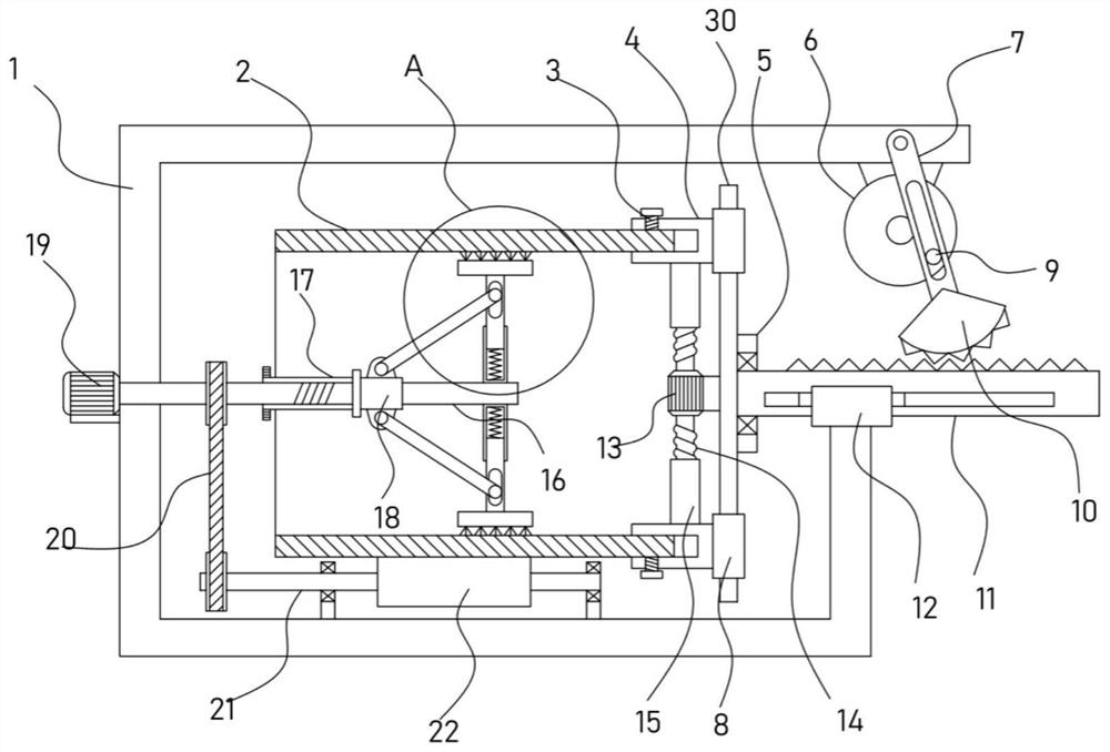 Inner wall cleaning device of steel pipe for construction engineering