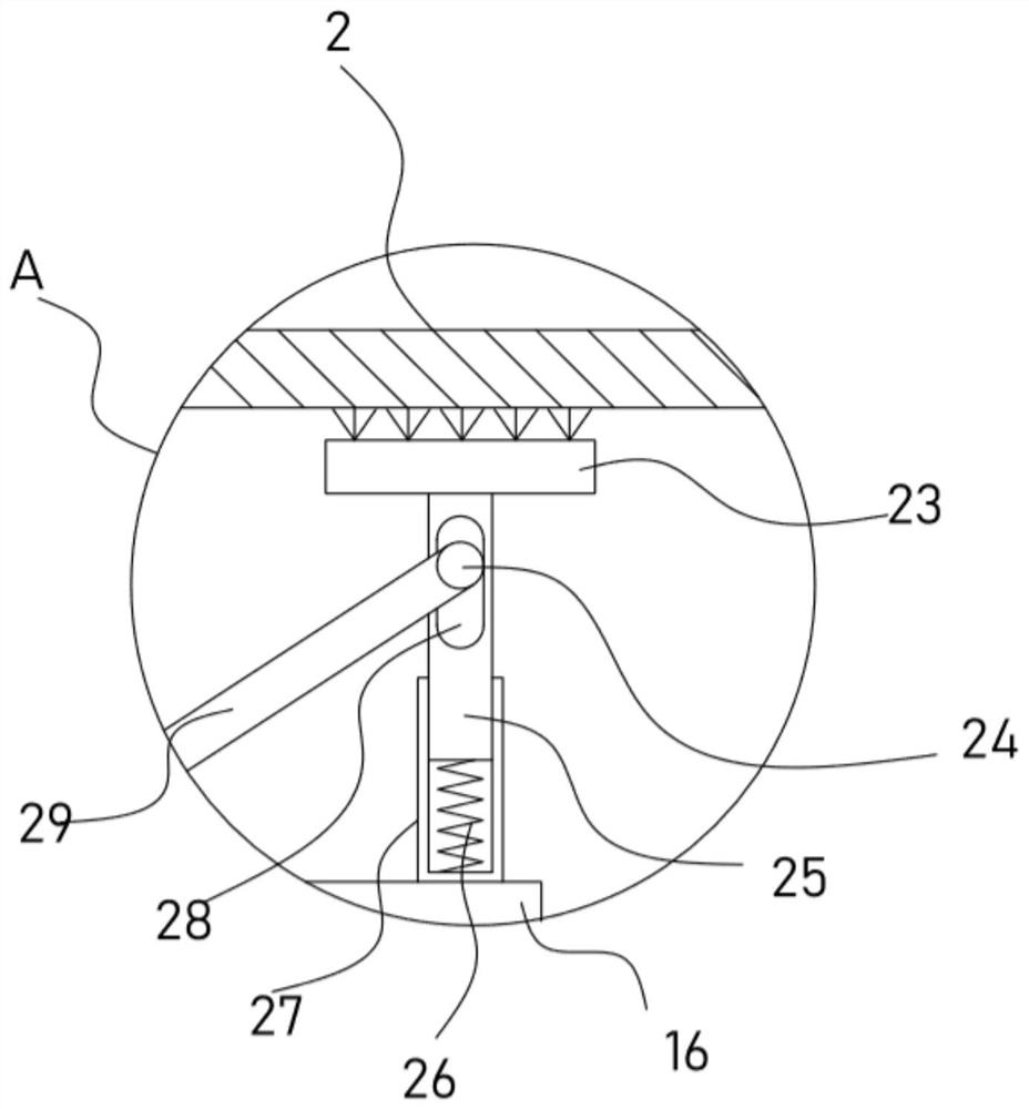 Inner wall cleaning device of steel pipe for construction engineering