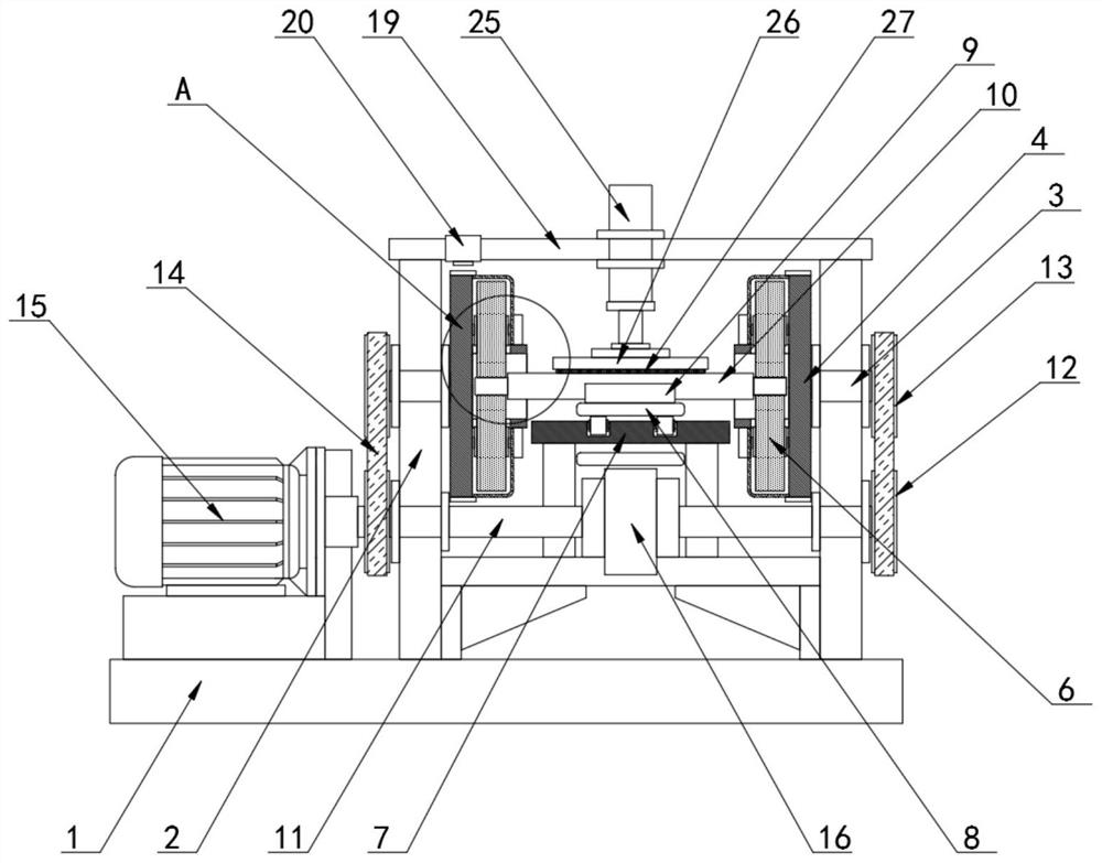 A polishing processing equipment and processing method of a plated piston rod assembly