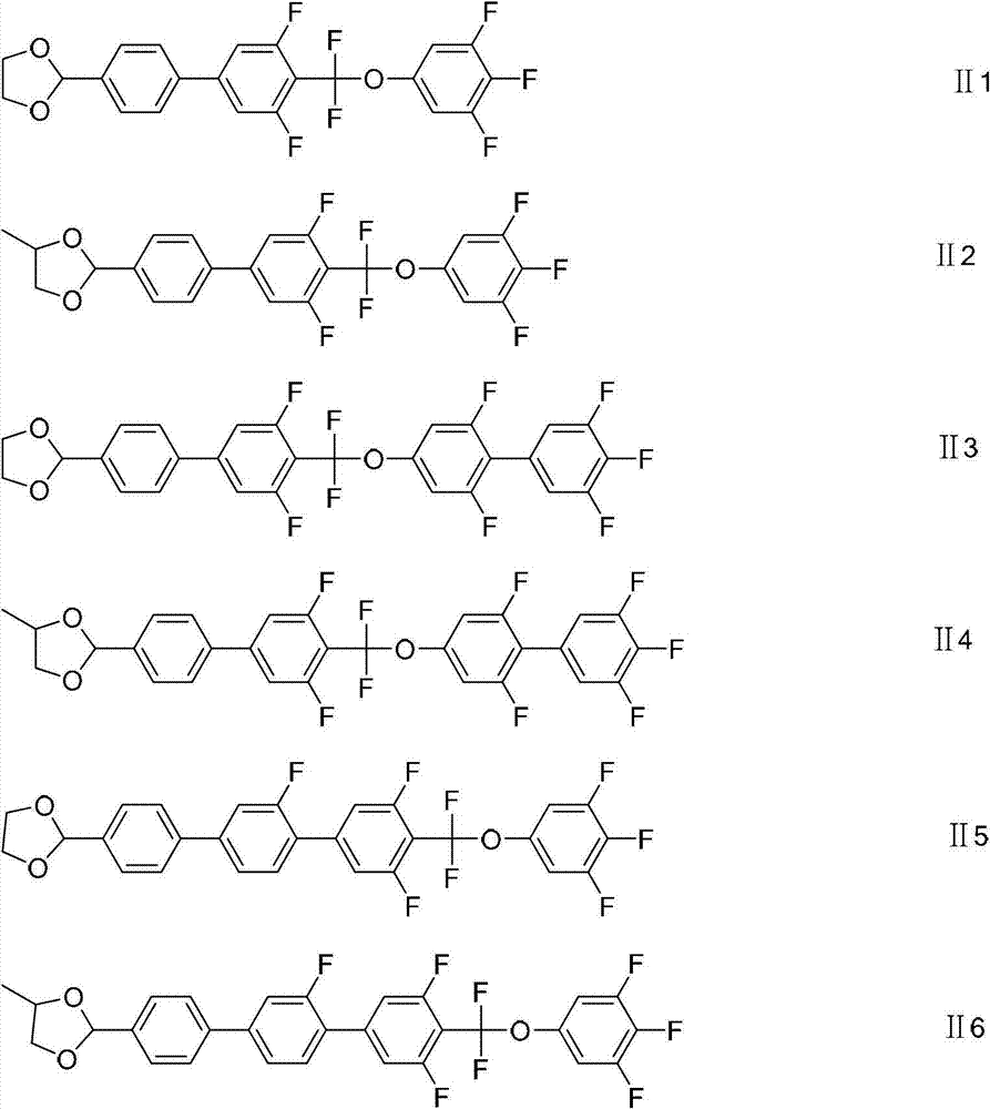 Liquid crystal compound containing 1, 3-dioxolane and difluoro-methylenedioxy linking group and preparation method and application of liquid crystal compound
