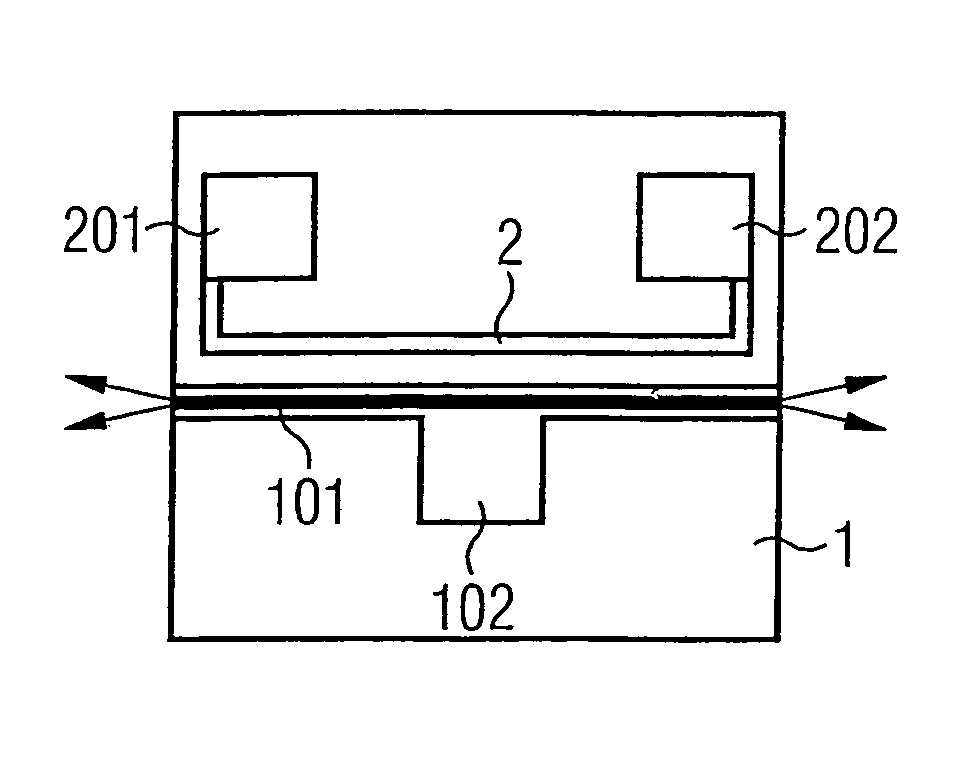 Optoelectronic arrangement having at least one laser component, and a method for operating a laser component