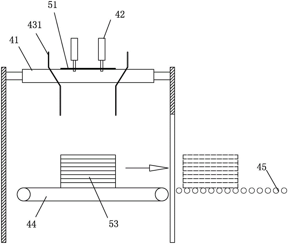 Automatic stacker for inspection machine