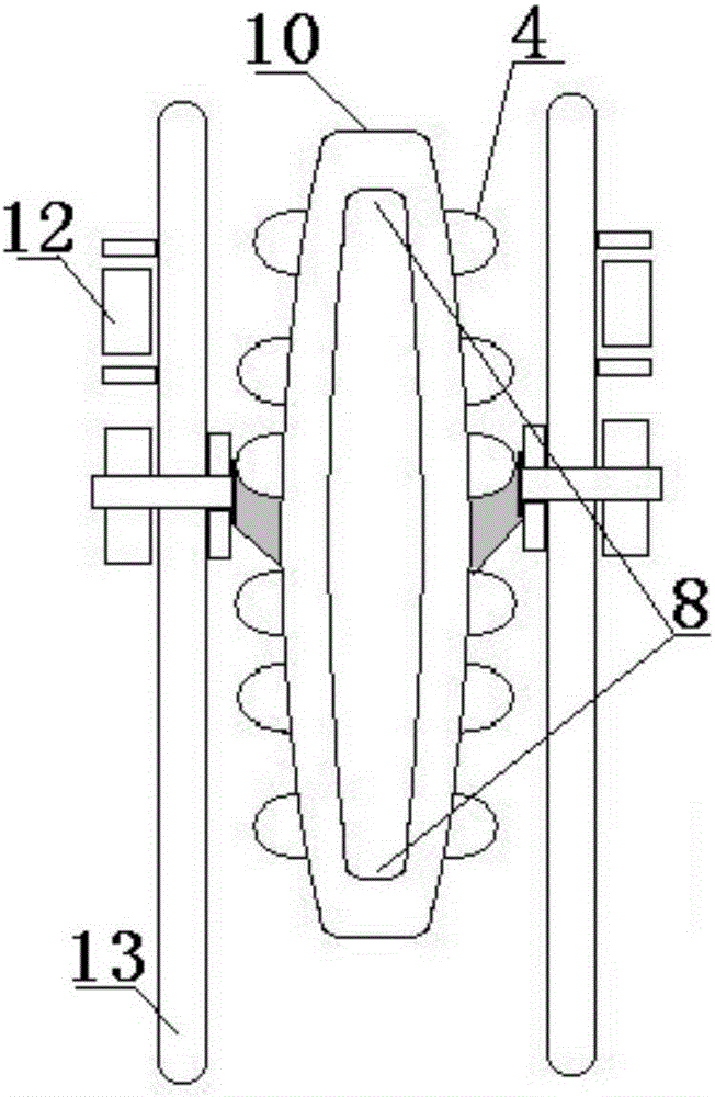Water saving type water seal device and preparation method thereof