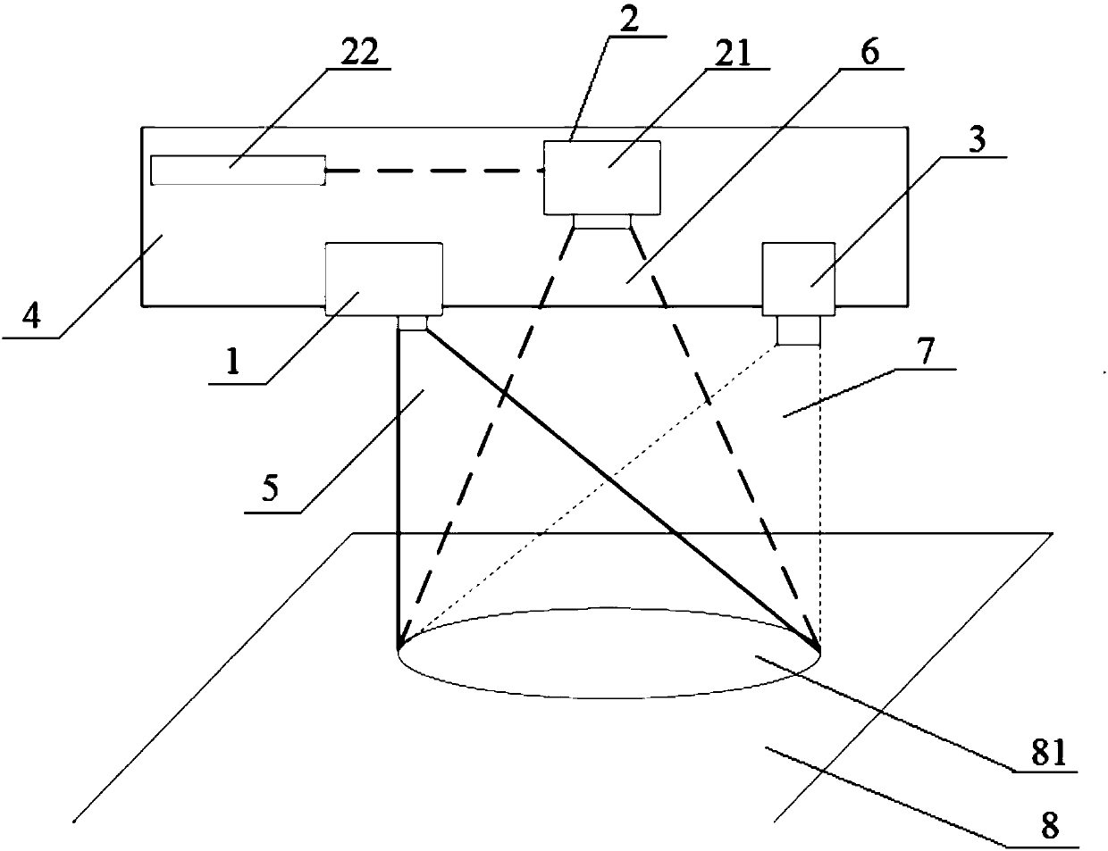 A light projection device and calibration method thereof