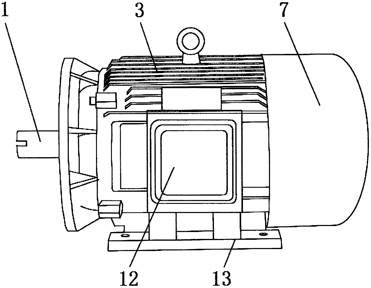 Motor assembling tool