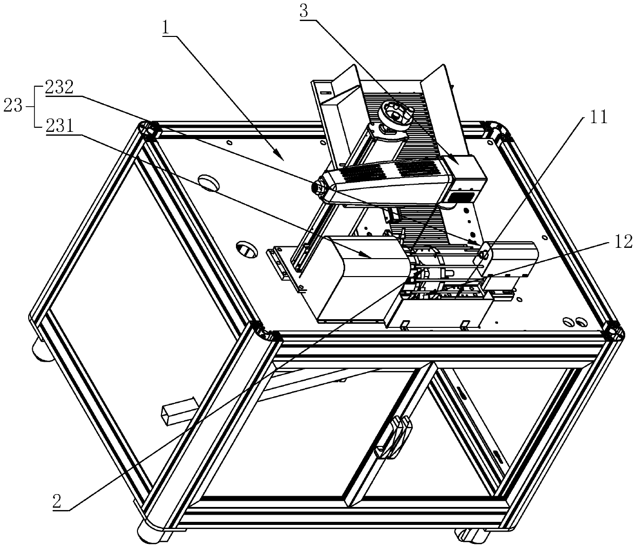 Drill bit laser marking machine