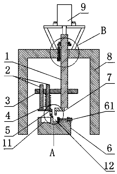 Mechanism for bending pin width and enabling bending amount to be controlled conveniently