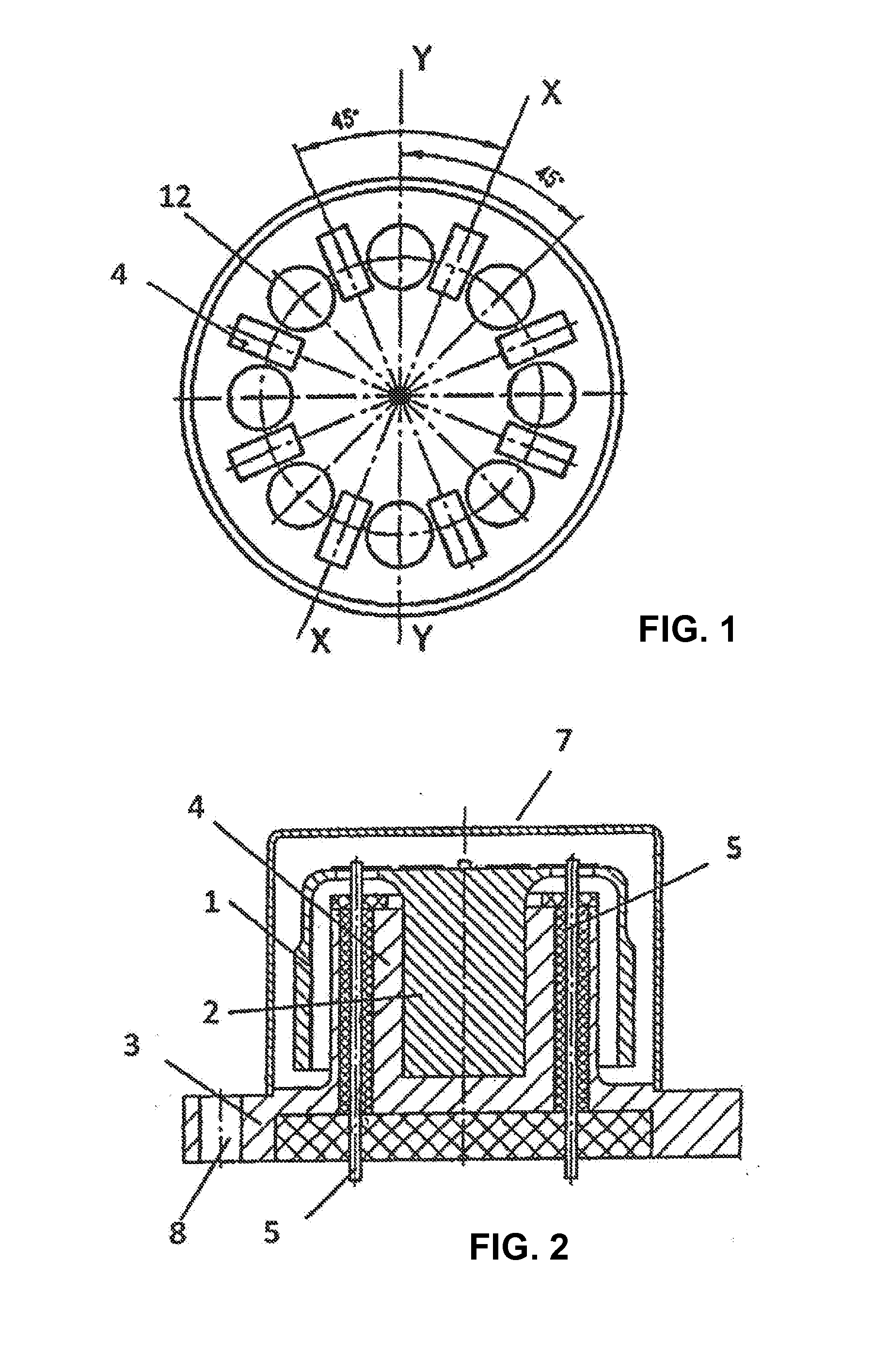 Axially symmetrical Coriolis force gyroscope (variants)
