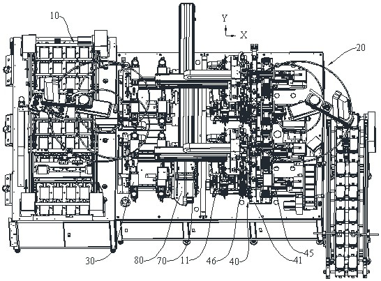 Shelling device and cell shelling machine