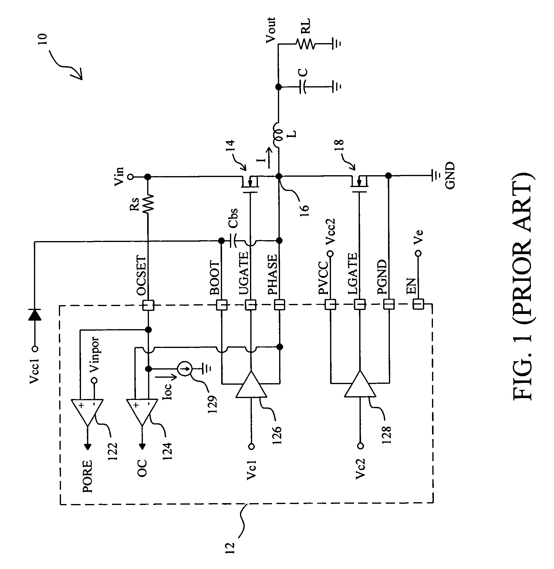 Circuit and method for implementing a multi-function pin on a PWM controller chip in a voltage converter