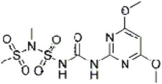A kind of mixed herbicide containing rimsulfuron-methyl and rimsulfuron-methyl