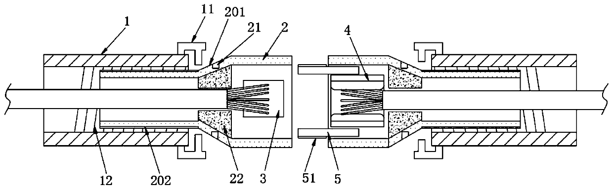 Rapid cable wiring device for electric power overhaul