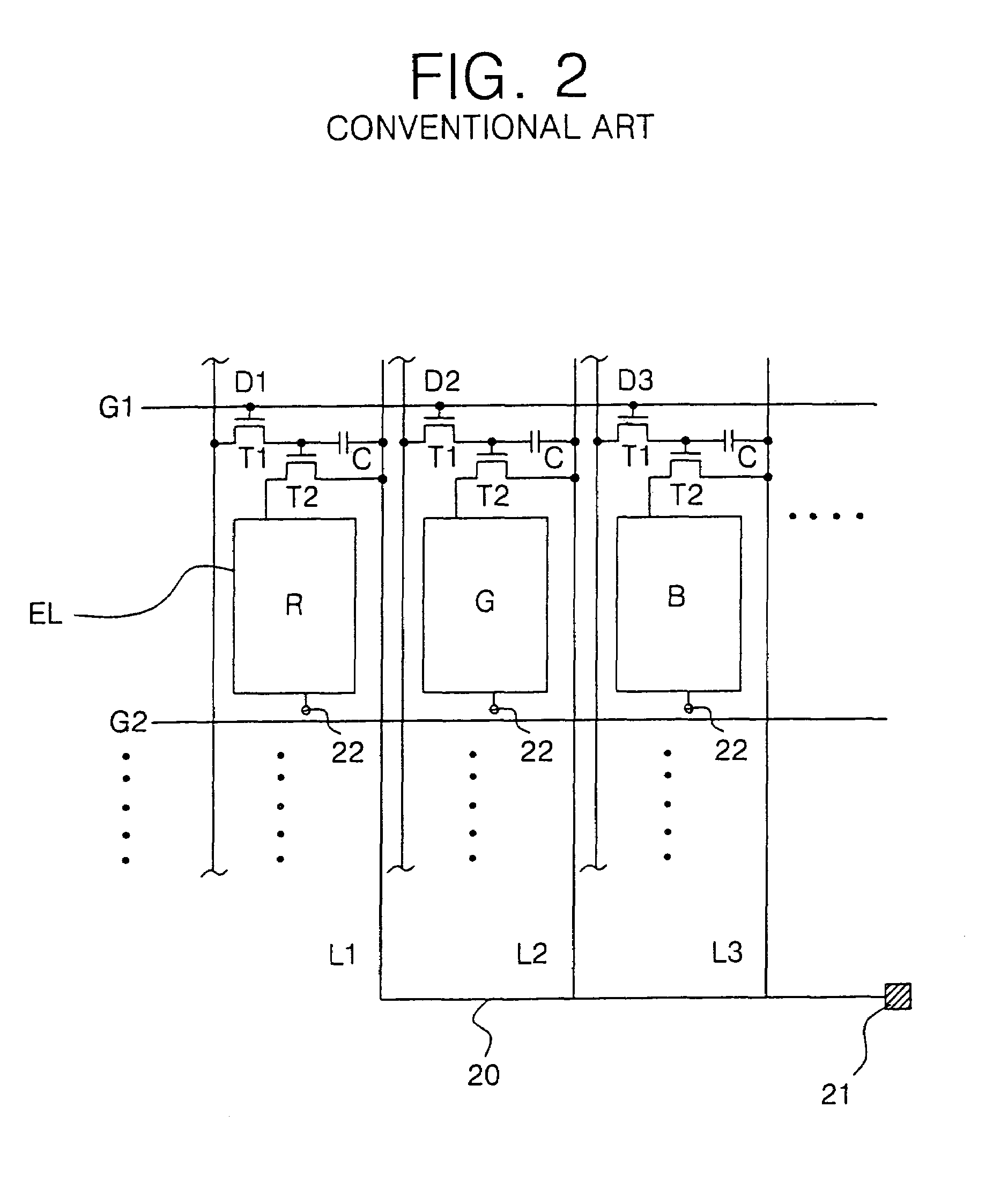 Electro-luminescence display and drving method thereof
