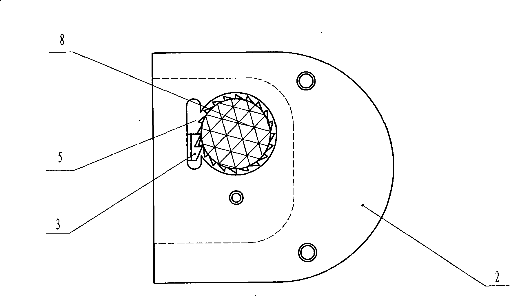 Circular rotating apparatus of flat seamer