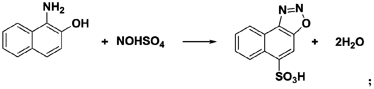 Method for preparing 6-nitro-2-diazo-1-naphthol-4-sulfonic acid hydrate