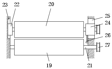 Manual graphene film asynchronous die cutting device