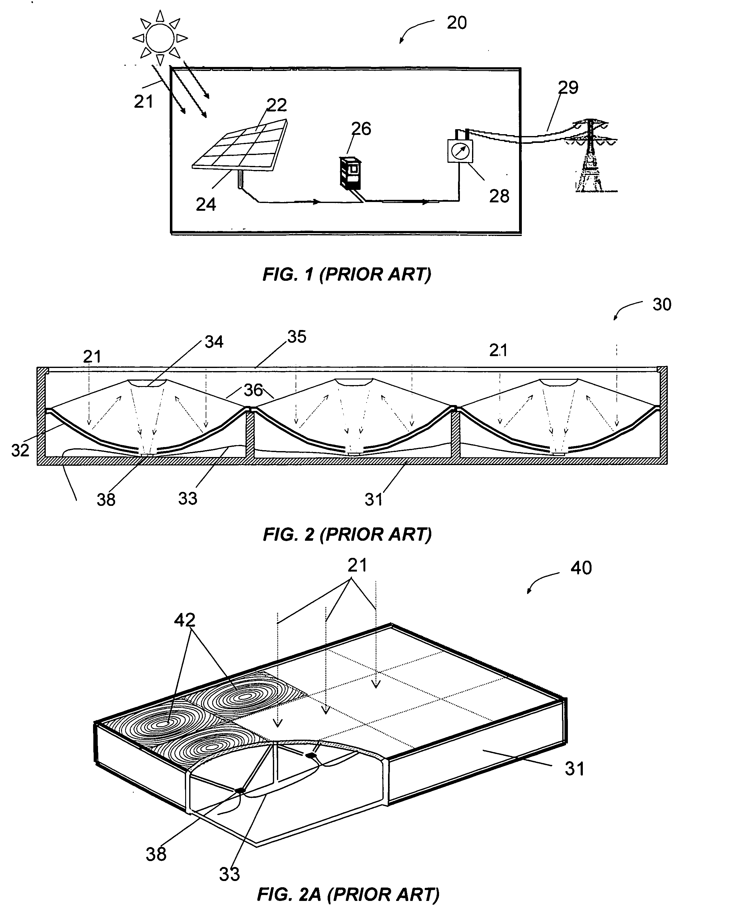 High efficiency concentrating photovoltaic module with reflective optics