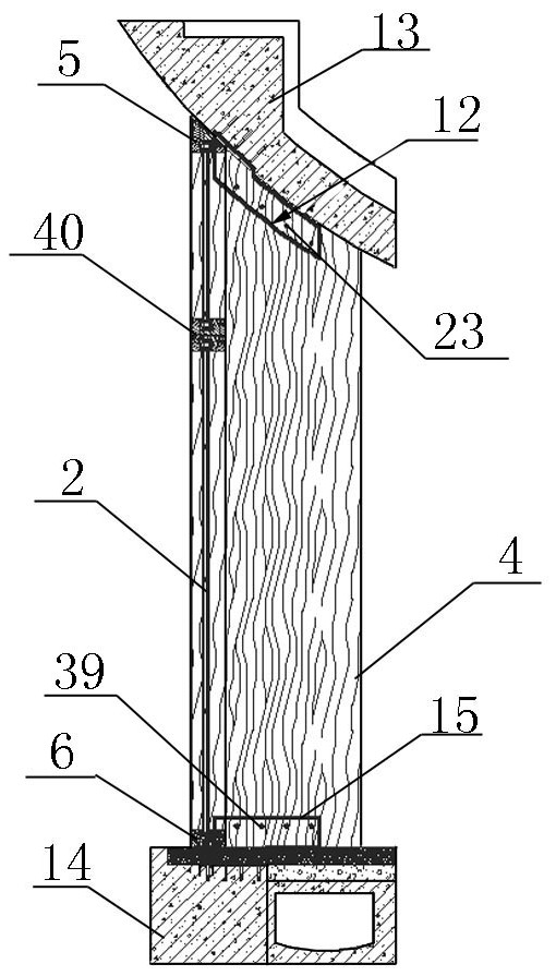 Wooden keel glass curtain wall system and construction method thereof