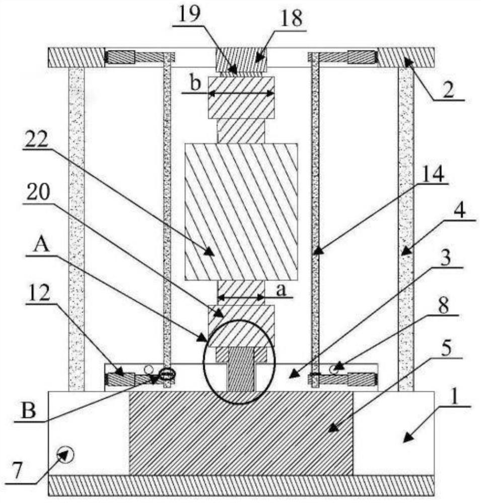 A side grinding device for a cylindrical rock test piece and its application method