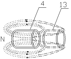 A device for separating oxygen from air