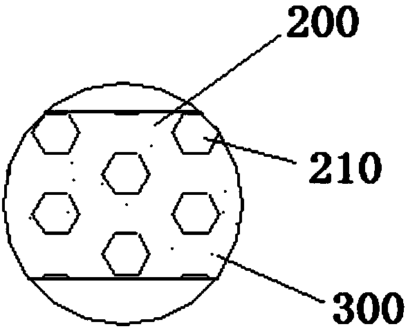 On-line activation structure and on-line activation method of adsorption part of superconducting cable heat insulation tube